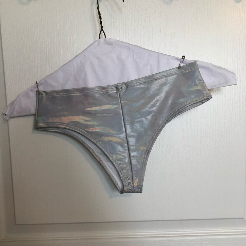High waist rave shorts